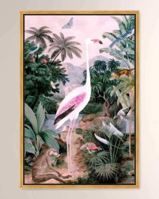"Spotlight I" Framed Giclee on Canvas